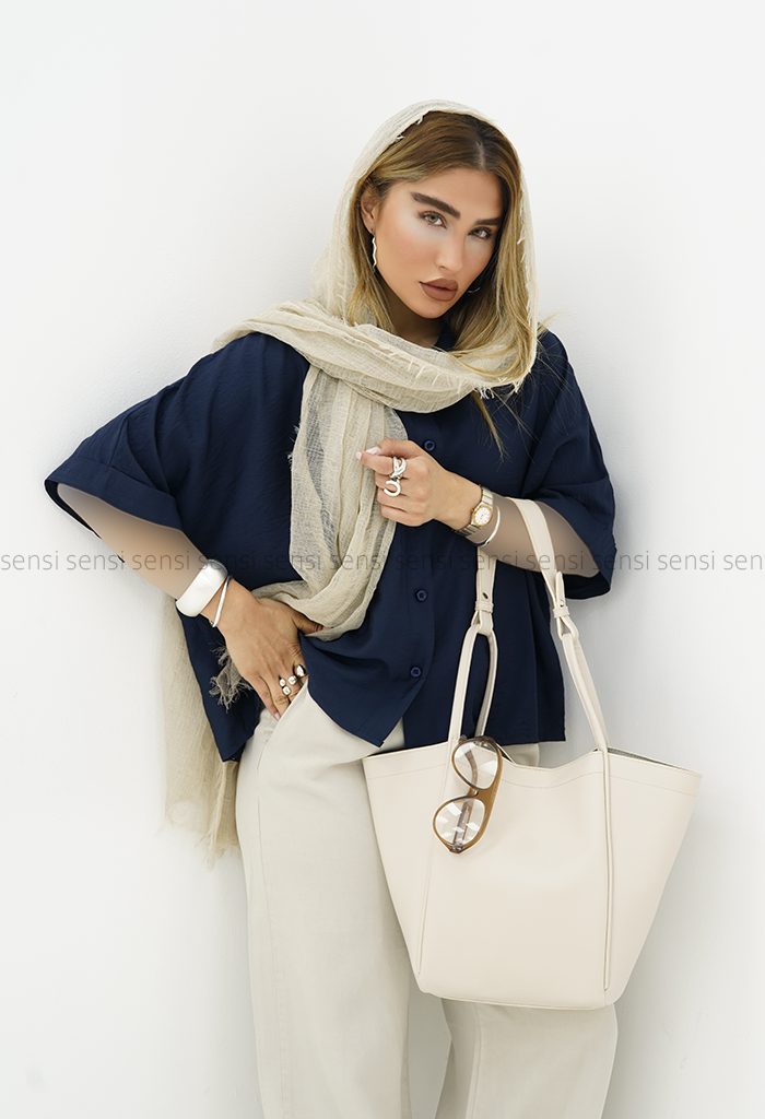 شومیز پری آستین پاکتی کد1006234